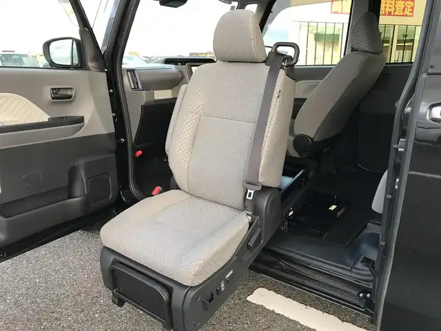 スバル シフォン G スマートアシスト 鳥取県 2019(令1)年 4.8万km ブラックマイカメタリック ４・W・D/福祉車車両/助手席ウィングシート（リフトタイプ）/純正ナビ/フルセグ/CD/DVD/USB/BT/全方位カメラ/スマートアシスト/コーナーセンサー/片側パワースライドドア/ドライブレコーダー・ETC/前席シートヒーター/LEDヘットライト/社外14インチアルミホイール/プッシュエンジンスタート/アイドリングストップ/スペアキー/フロアマット・ドアバイザー/スタットレスセット積込み/（タイヤ溝６部山）