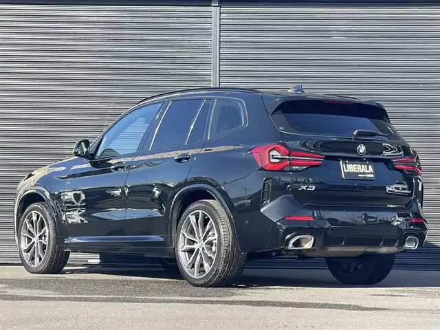 ＢＭＷ Ｘ３ xDrive20d Mスポーツ 山梨県 2022(令4)年 1.9万km サファイアブラックP 黒革/シートＨ　/ＬＥＤヘッド　/Ａハイビーム　/アンビエントライト　/ミラー型ＥＴＣ　/純正ＨＤＤナビ　/３６０カメラ　/ＡＣＣ　/ＬＫＡ　/ＢＳＡ　/パドルシフト　/パワーバックドア　/フットオープナー