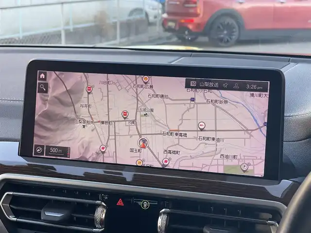 ＢＭＷ Ｘ３ xDrive20d Mスポーツ 山梨県 2022(令4)年 1.9万km サファイアブラックP 黒革/シートＨ　/ＬＥＤヘッド　/Ａハイビーム　/アンビエントライト　/ミラー型ＥＴＣ　/純正ＨＤＤナビ　/３６０カメラ　/ＡＣＣ　/ＬＫＡ　/ＢＳＡ　/パドルシフト　/パワーバックドア　/フットオープナー