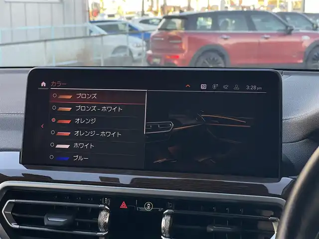 ＢＭＷ Ｘ３ xDrive20d Mスポーツ 山梨県 2022(令4)年 1.9万km サファイアブラックP 黒革/シートＨ　/ＬＥＤヘッド　/Ａハイビーム　/アンビエントライト　/ミラー型ＥＴＣ　/純正ＨＤＤナビ　/３６０カメラ　/ＡＣＣ　/ＬＫＡ　/ＢＳＡ　/パドルシフト　/パワーバックドア　/フットオープナー