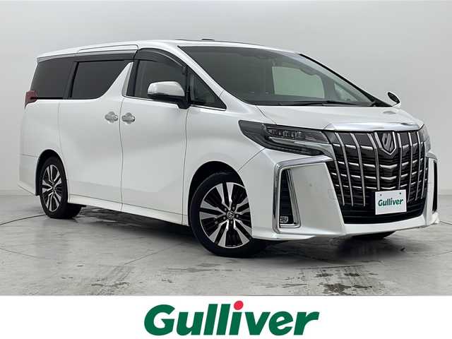 トヨタ アルファード S Cパッケージ 宮城県 2020(令2)年 4.5万km ホワイトパールクリスタルシャイン 禁煙車/ツインムーンルーフ/純正フリップダウンモニター/トヨタセーフティーセンス/・レーダークルーズコントロール/・プリクラッシュセーフティーシステム/・レーントレーシングアシスト/・パーキングサポートブレーキ/・アダプティブハイビームアシスト/・ロードサインアシスト/クリアランスソナー/ビルトインETC2.0/純正ドライブレコーダー（FR）/純正9インチディスプレイオーディオ/（BT.AM.FM.CD.DVD.USB.Miracast）/バックカメラ/フルセグテレビ/両側パワースライドドア/電動リアゲート/電動パーキングブレーキ/AUOHOLD/AC100V充電/前席シートヒーター/前席シートベンチレーション/前席パワーシート/シートメモリー/合皮シート/3列シート/オットマン/ステアリングヒーター/ウッドコンビステアリング/ステアリングスイッチ/プッシュスタート/スマートキー（2本）/純正フロアマット/純正ドアバイザー/3眼LEDヘッドライト/LEDフォグランプ/純正18インチアルミホイール/nanoeエアコン/横滑り防止機能