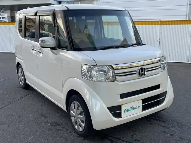 ホンダ Ｎ ＢＯＸ G Lパッケージ 宮城県 2015(平27)年 6.3万km プレミアムホワイトパール ナビ（AM/FM/BT）/TV（ワンセグ）/POWER OUTLET 12V　180MAX/片側パワースライドドア /純正マット/スマートキー/スペアキー/純正フロアマット/AAC/パワーステアリング/パワーウィンドウ