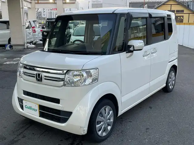 ホンダ Ｎ ＢＯＸ G Lパッケージ 宮城県 2015(平27)年 6.3万km プレミアムホワイトパール ナビ（AM/FM/BT）/TV（ワンセグ）/POWER OUTLET 12V　180MAX/片側パワースライドドア /純正マット/スマートキー/スペアキー/純正フロアマット/AAC/パワーステアリング/パワーウィンドウ