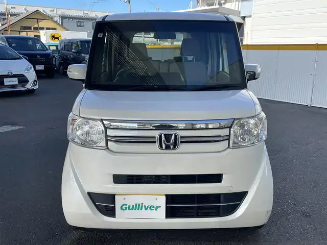 ホンダ Ｎ ＢＯＸ G Lパッケージ 宮城県 2015(平27)年 6.3万km プレミアムホワイトパール ナビ（AM/FM/BT）/TV（ワンセグ）/POWER OUTLET 12V　180MAX/片側パワースライドドア /純正マット/スマートキー/スペアキー/純正フロアマット/AAC/パワーステアリング/パワーウィンドウ