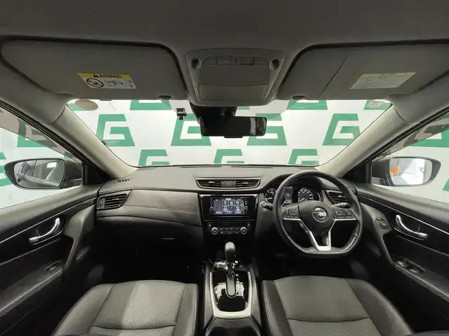 日産 エクストレイル 20Xi 鹿児島県 2019(平31)年 6.9万km ダイヤモンドブラック ナビ/(フルセグTV/Bluetooth/DVD/CD)/アラウンドビューモニター/デジタルインナーミラー/インテリジェント エマージェンシーブレーキ/踏み間違い衝突防止アシスト/フロント&バックソナーLDW（車線逸脱警報）/進入禁止標識検知/プロパイロット/リモコンオートバックドア/純正アルミホイール/フロアマット/ドアバイザー/電動格納ミラー