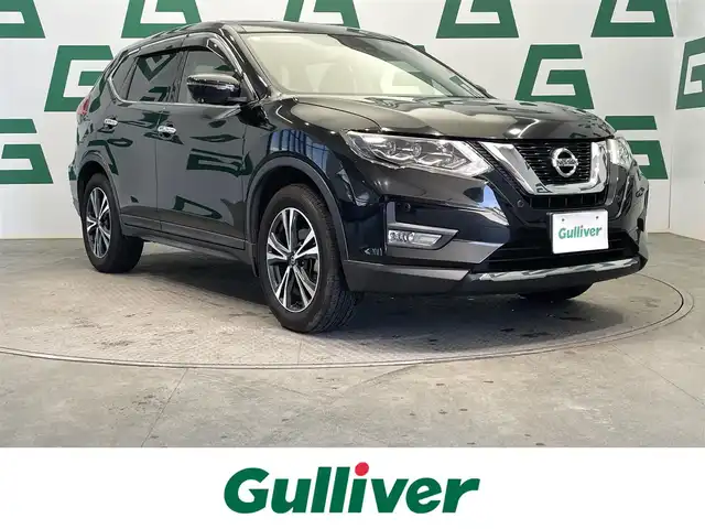 日産 エクストレイル 20Xi 鹿児島県 2019(平31)年 6.9万km ダイヤモンドブラック ナビ/(フルセグTV/Bluetooth/DVD/CD)/アラウンドビューモニター/デジタルインナーミラー/インテリジェント エマージェンシーブレーキ/踏み間違い衝突防止アシスト/フロント&バックソナーLDW（車線逸脱警報）/進入禁止標識検知/プロパイロット/リモコンオートバックドア/純正アルミホイール/フロアマット/ドアバイザー/電動格納ミラー