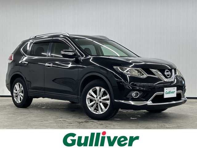 日産 エクストレイル 20X 長崎県 2014(平26)年 15万km ダイヤモンドブラック 純正8インチナビ/・フルセグ/・DVD/・Bluetooth/・バックカメラ/ETC/前席シートヒーター/LEDヘッドライト/社外ドライブレコーダー/純正フリップダウン/レザーシート/純正17インチアルミ/スマートキー/フォグライト/純正フロアマット/純正バイザー/電格ウィンカーミラー/取説/保証書