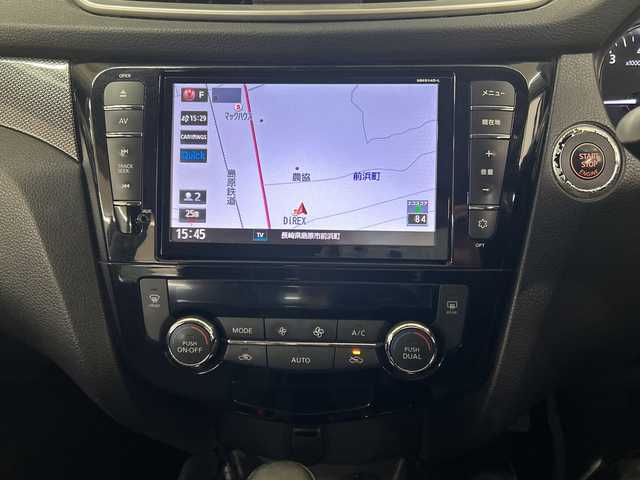 日産 エクストレイル 20X 長崎県 2014(平26)年 15万km ダイヤモンドブラック 純正8インチナビ/・フルセグ/・DVD/・Bluetooth/・バックカメラ/ETC/前席シートヒーター/LEDヘッドライト/社外ドライブレコーダー/純正フリップダウン/レザーシート/純正17インチアルミ/スマートキー/フォグライト/純正フロアマット/純正バイザー/電格ウィンカーミラー/取説/保証書