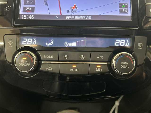 日産 エクストレイル 20X 長崎県 2014(平26)年 15万km ダイヤモンドブラック 純正8インチナビ/・フルセグ/・DVD/・Bluetooth/・バックカメラ/ETC/前席シートヒーター/LEDヘッドライト/社外ドライブレコーダー/純正フリップダウン/レザーシート/純正17インチアルミ/スマートキー/フォグライト/純正フロアマット/純正バイザー/電格ウィンカーミラー/取説/保証書