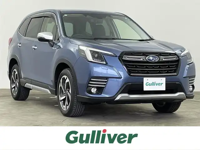 スバル フォレスター ハイブリッド アドバンス 千葉県 2022(令4)年 1.8万km ホライゾンブルーP 禁煙車/4WD/アイサイトセーフティプラス/・スバルリアビークルディテクション/・フロント＆サイドビューモニター/・アダプティブドライビングビーム/パワーバックドア/デジタルインナーミラー/純正8インチナビ/CD/DVD/Bluetooth/フルセグ/バックカメラ/サイドカメラ/レーダークルーズコントロール/LEDオートライト/シートヒーター/パワーシート/純正フロアマット/純正18インチアルミホイール/パドルシフト/ステアリングヒーター/オートエアコン/USBポート/プッシュスタート/スマートキー
