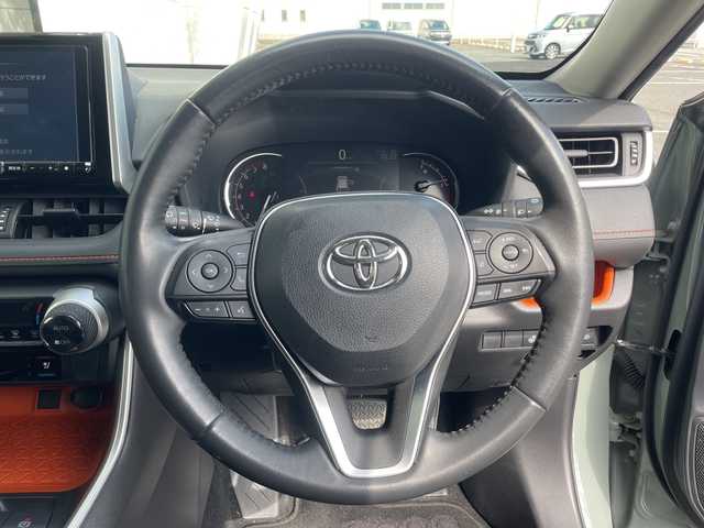 トヨタ ＲＡＶ４ アドベンチャー 静岡県 2021(令3)年 5.8万km アーバンカーキ サンルーフ/アルパイン9インチナビ/フルセグテレビ・Bluetooth・CD・DVD・HDMI/バックカメラ/トヨタセーフティセンス/・プリクラッシュセーフティ/・レーントレーシングアシスト/・オートマチックハイビーム/・ロードサインアシスト/・レーダークルーズコントロール（全車速追従機能付き）/・先行車発進告知機能/ブラインドスポットモニター/パワーシート/シートヒーター/エアシート/ステアリングヒーター/ビルトインETC/純正LEDヘッドライト/MTタイヤ/プッシュスタート・スマートキー