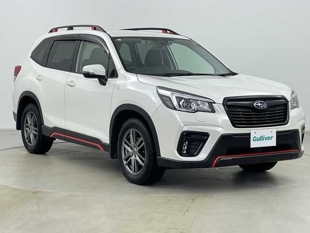 スバル フォレスター X－ブレイク 道央・札幌 2019(平31)年 7.4万km クリスタルホワイトパール ・4WD/・社外ナビ&BT&CD&DVD&SD&USB&iPod&HDMI&TV/・バック/サイドカメラ/・アイサイト/・レーダークルーズコントロール/・プリクラッシュブレーキ/・リヤビークルデテクション/・後退時自動ブレーキ/・車線逸脱警報/・コーナーセンサー/・ETC/・アイドリングストップ/・横滑り防止/・ステアリングヒーター/・全席シートヒーター/・前席パワーシート/・ハーフレザーシート/・パドルシフト/・運転席メモリーシート/・純正フロアマット/・スマートキー/・LEDヘッドライト/・オートライト/・スペアキー/・ステアリング連動ヘッドランプ/・純正AW夏タイヤ積み込み