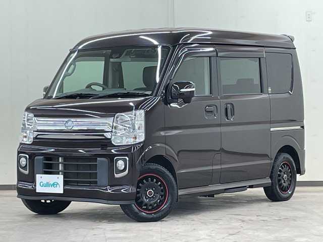 日産 ＮＶ１００クリッパー リオ G 道央・札幌 2017(平29)年 4.6万km ムーンライトバイオレット 4WD//純正ナビ//ドライブレコーダー//ETC//両側パワースライドドア//横滑り防止装置//衝突軽減システム//シートヒーター//エンジンスタータ//オートエアコン//電動格納ミラー//パワーウィンド//ドアバイザー//プッシュスタート//スマートキー//冬タイヤ付き