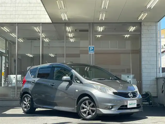 日産 ノート オーテック 愛知県 2013(平25)年 10.9万km ダークメタルグレー /当店買取/1オーナー/禁煙/オーテックエアロスタイル//社外ナビAVIC-RZ710//フルセグTV/CD/DVD/SD/AUX//Aストップ//電動格納ミラー//革巻きステアリング//純正フロアマット/ドアバイザー//ETC//保証書/取説/スペアキー/ディーラー記録簿R457年