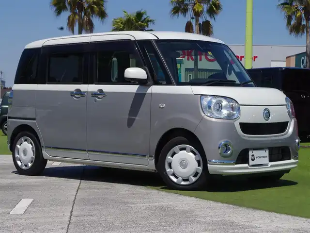 ダイハツ ムーヴ キャンバス G メイクアップ リミテッド　SAⅢ 千葉県 2020(令2)年 1.7万km パールホワイトⅢ/スムースグレーマイカメタリック 2トーン ワンオーナー/スマートアシストIII/エコアイドル/両側パワースライドドア/純正SDナビ/地デジTV/【DVD/CD再生機能】/パノラマモニター/ステアリングスイッチ/ETC/LEDヘッドライト/フォグライト/リアコーナーセンサー/キーフリーシステム