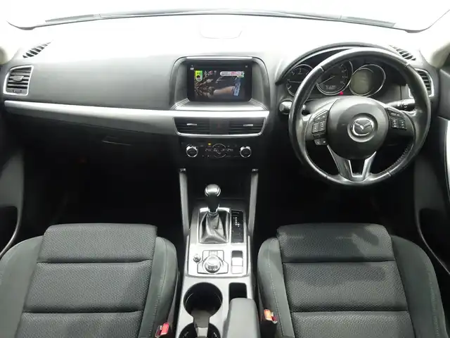 マツダ ＣＸ－５ XD 静岡県 2015(平27)年 8.2万km ソニックシルバーM ワンオーナー　禁煙車/マツダコネクト/（BT/USB/CD/DVD/AUX/フルセグTV）/バックカメラ/サイドカメラ（助手席側）/クルーズコントロール/スマートシティブレーキサポート/ETC/前方ドライブレコーダー/LEDヘッドランプ　オートライト/AFS/純正フロアマット　ドアバイザー/ステアリングスイッチ/プッシュスタートボタン/スマートキー×2個/アイドリングストップ