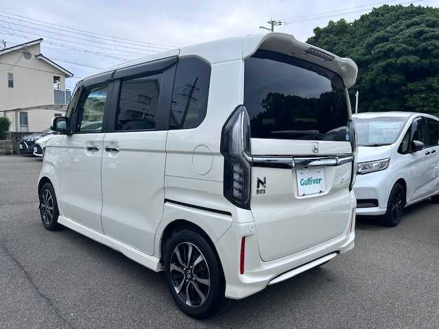 ホンダ Ｎ ＢＯＸ カスタム G L ホンダセンシング 大阪府 2018(平30)年 3.7万km プレミアムホワイトパールⅡ ナビ　/地デジ　/バックカメラ　/パワースライドドア　/ドライブレコーダー　/ETC　/LEDヘッドライト　/スマートキー　/フロアーマット　/サイドバイザー　/レーダークルーズコントロール　