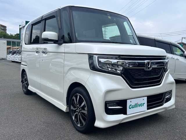ホンダ Ｎ ＢＯＸ カスタム G L ホンダセンシング 大阪府 2018(平30)年 3.7万km プレミアムホワイトパールⅡ ナビ　/地デジ　/バックカメラ　/パワースライドドア　/ドライブレコーダー　/ETC　/LEDヘッドライト　/スマートキー　/フロアーマット　/サイドバイザー　/レーダークルーズコントロール　
