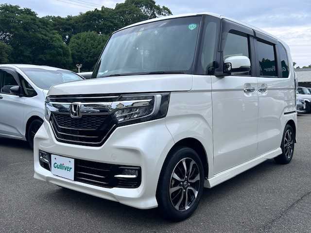 ホンダ Ｎ ＢＯＸ カスタム G L ホンダセンシング 大阪府 2018(平30)年 3.7万km プレミアムホワイトパールⅡ ナビ　/地デジ　/バックカメラ　/パワースライドドア　/ドライブレコーダー　/ETC　/LEDヘッドライト　/スマートキー　/フロアーマット　/サイドバイザー　/レーダークルーズコントロール　