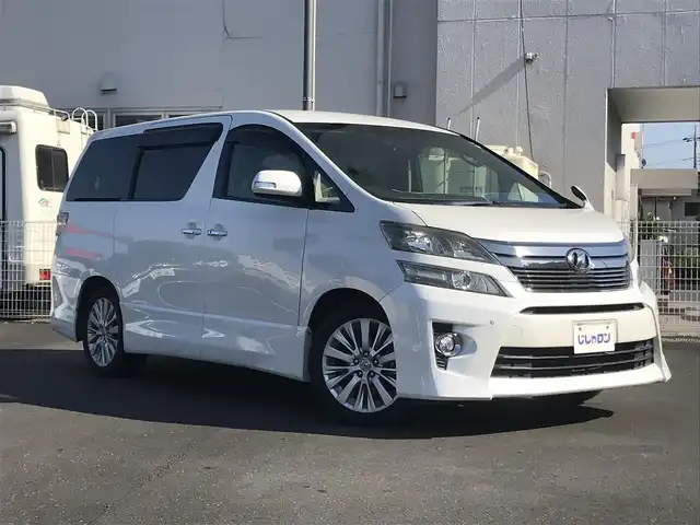 トヨタ ヴェルファイア 2．4Z 栃木県 2012(平24)年 8.3万km ホワイトパールクリスタルシャイン 株)IDOMが運営する【じしゃロン小山店】の自社ローン専用車両になります。こちらは現金またはオートローンご利用時の価格です。自社ローンご希望の方は別途その旨お申付け下さい//禁煙車/純正フルセグナビ/（CD/DVD/AM/FMラジオ）/(Bluetooth)/スマートキー/プッシュスタート/バックカメラ/ＥＴＣ/両側パワースライドドア/コーナーセンサー/ステアリングリモコン/電動格納ドアミラー/パワーウインドウ/防眩ミラー/オートライト