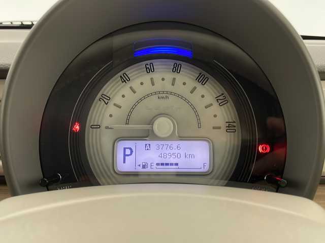 スズキ ラパン S 宮崎県 2017(平29)年 4.9万km フレンチミントパールメタリック 禁煙車/衝突被害軽減ブレーキ/社外ナビTV/（ストラーダ/CN-RA07WD/CD/Bluetooth/フルセグTV)/社外ETC/社外ドライブレコーダー/純正セキュリティアラーム/純正キセノンオートライト/純正フロアマット/エネチャージ/本革巻ハンドル/電動格納ミラー/リアプライバシーガラス/スマートキー/プッシュエンジンスタート/新車時保証書/取扱い説明書