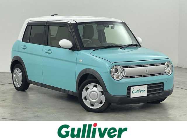 スズキ ラパン S 福岡県 2017(平29)年 4.9万km フレンチミントパールメタリック 社外ナビ／フルセグＴＶ　/ＥＴＣ　/前方ドライブレコーダー　/衝突軽減ブレーキ　/横滑り防止装置　/アイドリングストップ　/シートヒーター　/プッシュスタート／スマートキー　/電動格納式ドアミラー　/純正フロアマットト