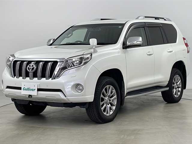 トヨタ ランドクルーザー プラド TX Lパッケージ・G－フロンティア 道央・札幌 2016(平28)年 7.2万km ホワイトパールクリスタルシャイン ・ワンオーナー/・社外ナビ&CD&DVD&SD&BT&HDMI/・バックカメラ/・クルーズコントロール/・横滑り防止装置/・コーナーセンサー/・前方ドライブレコーダー/・前席シートヒーター/・前席パワーシート/・ルーフレール/・プッシュスタート/・電動格納ミラー/・LEDヘッドライト/・オートライト/・スマートキー/・取扱説明書