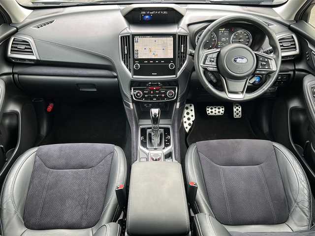 スバル フォレスター スポーツ 道北・旭川 2021(令3)年 5万km クリスタルブラックシリカ ・ワンオーナー/・禁煙車/・４WD/・純正SDナビ/　CD/DVD/BT/SD/TV/・バック/サイドカメラ/・ハーフレザー/・前席パワーシート/・前席シートヒーター/・ハンドルヒーター/・電動リアゲート/・横滑り防止////アイサイトコアテクノロジー////・レーダークルーズコントロール/・パドルシフト/・アイドリングストップ/・BSM/・ETC/・ドライブレコーダー/・LEDヘッドライト/・オートライト/・ミラーヒーター/・レーンキープアシスト/・衝突軽減ブレーキ/・革巻きステアリング/・ステアリングスイッチ/・保証書