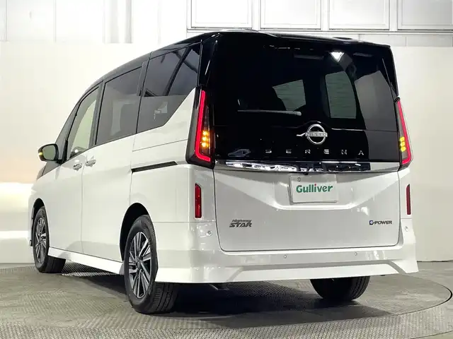日産 セレナ e－パワー ハイウェイスター V 大阪府 2025(令7)年 0.1千km 白Ⅱ 登録済未使用車 ProPILOT 純正12.3incナビTV 360カメラ デジタルインナーミラー ハーフレザー レーダーC 衝突軽減ブレーキ レーンアシスト ブラインドSM 両側ハンズフリーオートスライドドア 前後ドライブレコーダー