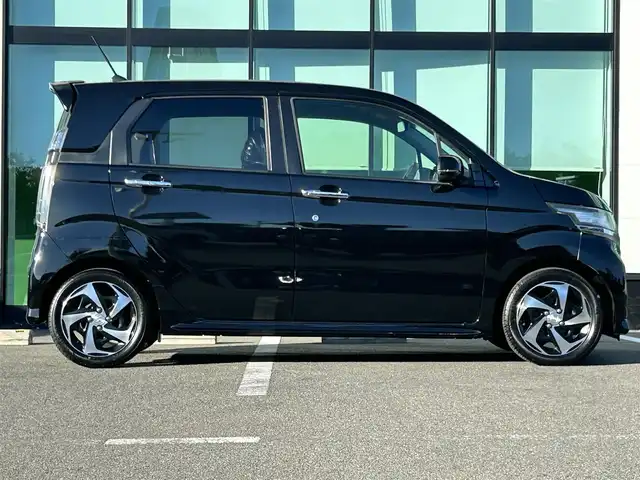 ホンダ Ｎ ＷＧＮ カスタム G ターボパッケージ 和歌山県 2014(平26)年 5.7万km スマートブラック 純正8インチナビ（VXM-145VFi）/バックカメラ/フルセグTV/BT/CD/DVD/CTBA/横滑り防止/クルーズコントロール/オートライト/前方ドラレコ/ETC/Carrozzeriaツイーター/パドルシフト/ステアリングリモコン/LEDヘッドライト/フォグランプ/ハーフレザーシート/電格ミラー