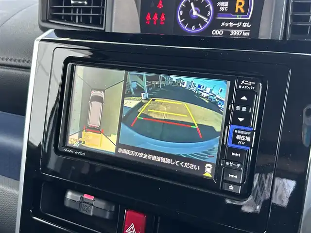 ダイハツ トール カスタムG SAⅢ 静岡県 2020(令2)年 0.4万km パールホワイトⅢ スマートアシスト３/純正ＳＤナビ/全周囲カメラ/フルセグTV/ＤＶＤ再生/ＢＴオーディオ/ドラレコ/クルコン/前席シートヒーター/両側電動スライドドア/ＬＥＤヘッドライト/フォグランプ/純正14AW