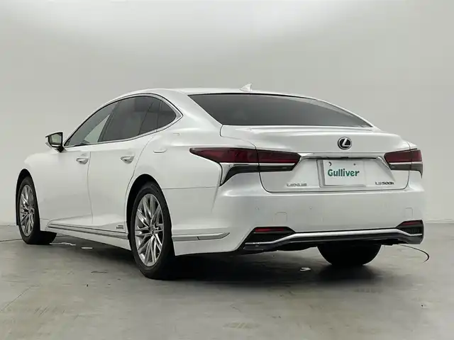 レクサス ＬＳ 500h Iパッケージ 群馬県 2018(平30)年 5.1万km ソニッククォーツ ムーンルーフ/純正メーカーナビ/全周囲モニター/CD/DVD/BD/SD(MSV)/USB/AUX/BT/Miracast/フルセグTV/前後ドライブレコーダー/レザーシート（黒・本革）/パワーシート/シートポジション/シートヒーター/シートベンチレーション/三眼LEDヘッドライト/オートライト/AHB/BSM/HUD/パドルシフト/エアサス/ハイトコントロール/ビルトインETC2.0/パワートランク/R電動サンシェード/自動防眩ミラー