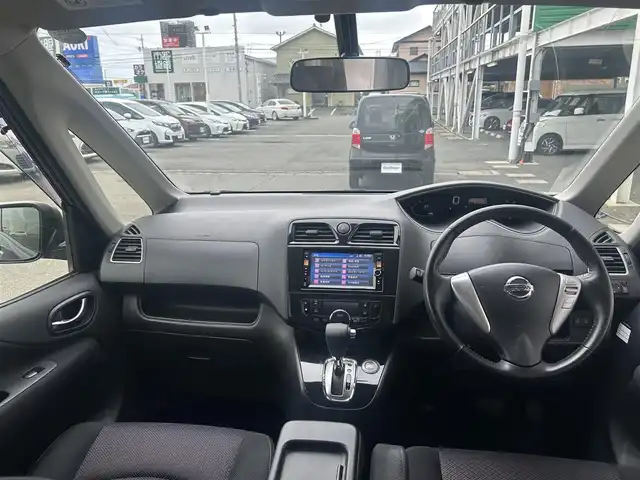 日産 セレナ ハイウェイスター Sハイブリッド 千葉県 2013(平25)年 4.5万km スーパーブラック 純正７インチナビ/バックカメラ/TV・Bluetooth・CD・DVD・SD・AUX/レーダークルーズコントロール/両側パワースライドドア/ビルトインETC/純正16インチアルミホイール/スマートキー・プッシュスタート