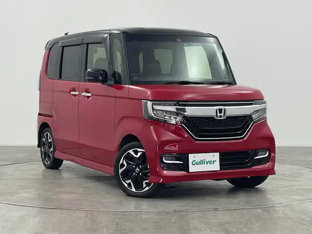 ホンダ Ｎ ＢＯＸ カスタム G L ターボ ホンダセンシング 群馬県 2020(令2)年 4万km ミラノレッド 純正８型ナビ　バックカメラ　シートヒーター　パドルシフト　アダクティブクルーズコントロール　両側電動スライドドア　衝突被害軽減ブレーキ　前後ドライブレコーダー　ＬＥＤ　ＥＴＣ　スマートキー　禁煙車