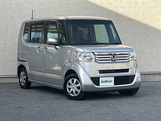 ホンダ Ｎ ＢＯＸ G Lパッケージ 滋賀県 2012(平24)年 6.7万km アラバスターシルバーメタリック ディーラーナビ/　【AM・FM/CD/USB/SD/VTR】/バックカメラ/両側パワースライドドア/デジタルインナーミラー/横滑り防止システム/ECOモード/電格ミラー