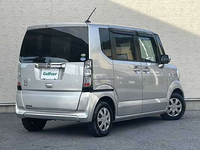 ホンダ Ｎ ＢＯＸ G Lパッケージ 滋賀県 2012(平24)年 6.7万km アラバスターシルバーメタリック ディーラーナビ/　【AM・FM/CD/USB/SD/VTR】/バックカメラ/両側パワースライドドア/デジタルインナーミラー/横滑り防止システム/ECOモード/電格ミラー