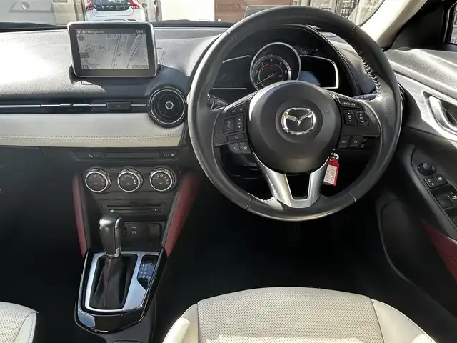 マツダ ＣＸ－３ XD ツーリング Lパッケージ 福島県 2015(平27)年 2.3万km セラミックM ワンオーナー/純正ナビ（CD/DVD/SD/Bl/AUX/USB）/フルセグ/クルーズコントロール/シートヒーター/バックカメラ/ブラインドスポットモニター/レーンキープアシスト/アイドリングストップ/オートライト/オートマチックハイビーム/衝突軽減防止装置/純正AW18インチ/ETC/プッシュスタート/スペアキー1本