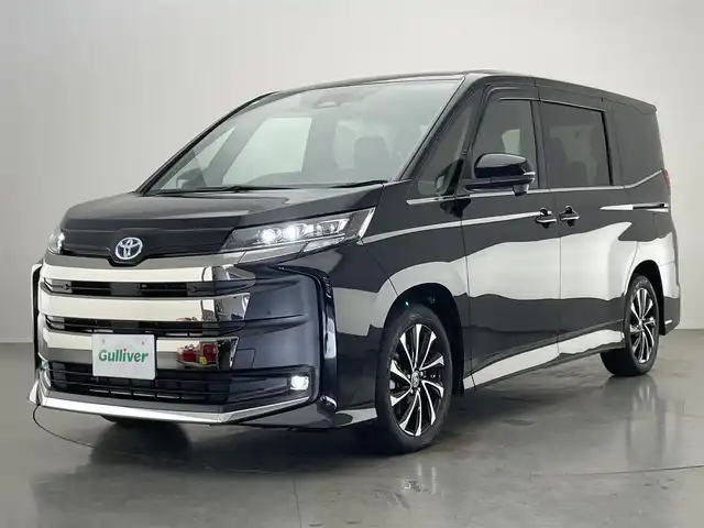 トヨタ ノア ハイブリッド S－Z 愛知県 2024(令6)年 1万km アティチュードブラックマイカ 純正１０．５型ＤＡナビ　デジイン　カラーＨＵＤ　禁煙　ＤＶＤ　フルセグ　ＥＴＣ２．０　前後ドラレコ　ＨＤＭＩ　バックカメラ　シートヒーター　セーフティセンス　衝突軽減　追従クルコン　黒ハーフレザー