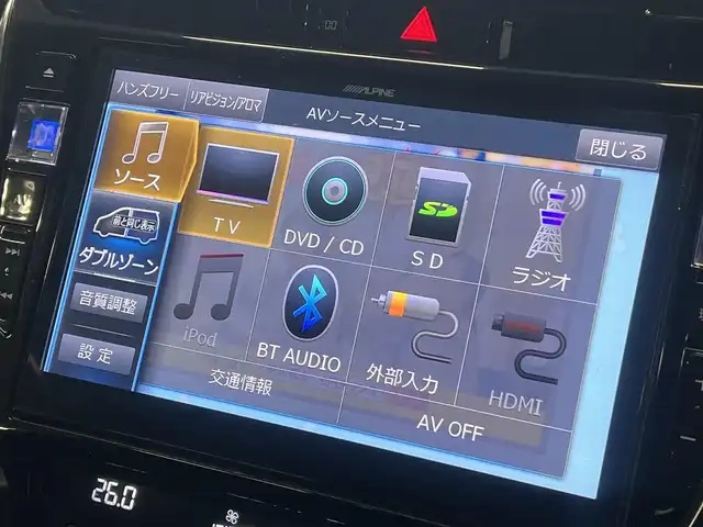 トヨタ ハリアー プレミアム 秋田県 2019(平31)年 16.2万km ホワイトパールクリスタルシャイン ４WD/衝突軽減システム/LEDヘッドライト/モデリスタエアロパーツ/純正メモリナビ（DVD/CD/BT/USB)/フルセグ/バックカメラ/トヨタ純正アルミ（冬タイヤ装着）/スマートキー/純正エンジンスターター/アイドリングストップ/プッシュスタート/コーナーセンサー/クルーズコントロール追従走行有/レーンキープアシスト/アダプティブ・フロントライティングシステム/MTモード付AT/ステアリングスイッチ/運転席パワーシート/ドライブレコーダー/ビルトインETC/電動リアゲート/電動パーキングブレーキ/オートブレーキホールド機能/100V充電/純正フロアマット/純正ドアバイザー/オートライト/オートエアコン/パワーステアリング/パワーウィンドウ/電動格納ウィンカーミラー/横滑り防止/盗難防止装置/寒冷地仕様/保証書/取扱説明書/記録簿