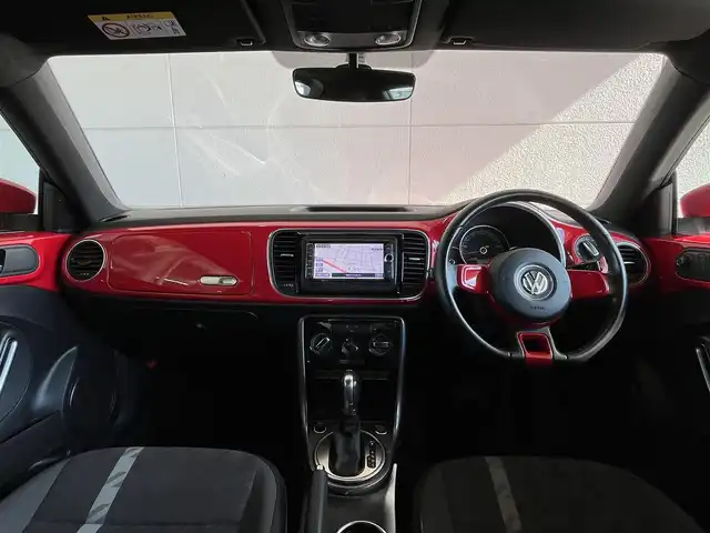 フォルクスワーゲン ザ・ビートル デザイン 山形県 2018(平30)年 4.1万km 赤 純正SDナビ /フルセグTV　/オートライト　/Bluetooth/USB /純正フロアマット　/HIDヘッドライト　/電動格納ミラー　/横滑り防止装置　/ブラインドスポットモニター　/クルーズコントロール　/ESC