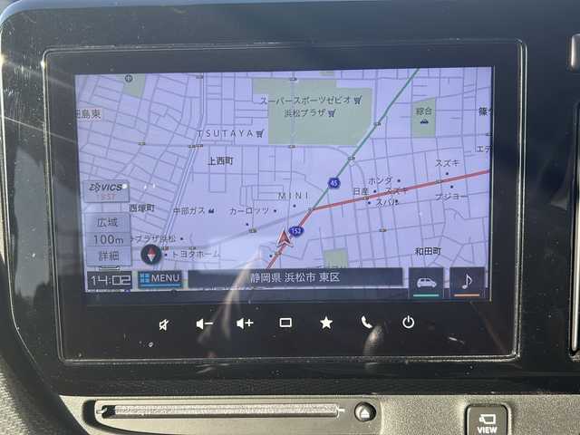 スズキ ソリオ バンディット HV MV 静岡県 2021(令3)年 1.8万km スーパーブラックパール 純正ナビ/・DISC/・TV/・FM/AM/・Bluetooth/・USB/・iPod/・Smartphone Link/主要装備/・全方位カメラ/・ヘッドアップディスプレイ/・ＥＴＣ/・運転席＋助手席シートヒーター/・ドライブレコーダー/・片側パワスラ/・アイドリングストップ/・クリアランスソナー/・衝突被害軽減システム/・車線逸脱警報/・LEDヘッドライト/・サイドカーテンエアバッグ/・デュアルカメラブレーキサポート