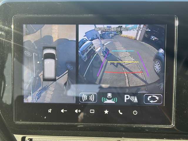 スズキ ソリオ バンディット HV MV 静岡県 2021(令3)年 1.8万km スーパーブラックパール 純正ナビ/・DISC/・TV/・FM/AM/・Bluetooth/・USB/・iPod/・Smartphone Link/主要装備/・全方位カメラ/・ヘッドアップディスプレイ/・ＥＴＣ/・運転席＋助手席シートヒーター/・ドライブレコーダー/・片側パワスラ/・アイドリングストップ/・クリアランスソナー/・衝突被害軽減システム/・車線逸脱警報/・LEDヘッドライト/・サイドカーテンエアバッグ/・デュアルカメラブレーキサポート