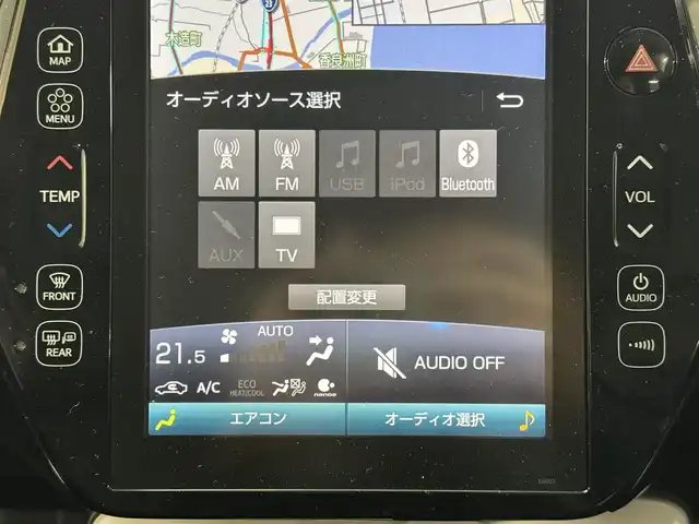 トヨタ プリウス A プレミアム　ツーリングセレ 三重県 2018(平30)年 6.7万km アティチュードブラックマイカ ハイブリッド/FF/インパネCVT/純正 11.6インチ 縦型ナビ*/（AM/FM/USB/iPod/Bluetooth/AUX/TV）/バックカメラ*/純正エアロ（F/S/R下）/ETC2.0*/Toyota Safety Sense/・プリクラッシュセーフティ/・レーンディパーチャーアラート（操舵支援付）/・レーダークルコン/・オートハイビーム/・ふらつき検知機能/・ブラインドスポットモニター/・インテリジェントクリアランスソナー（巻き込み警報機能付）/・シンプルインテリジェントパーキングアシスト/など/装備/・本革シート/・シートヒーター（D/N）/・パワーシート（Dランバーサポート付8way）/・ステアリングヒーター/・カラーヘッドアップディスプレイ/・AC100Vアクセサリーコンセント（ヴィークルパワーコネクター付・V2H対応・コンセント2ヶ）/・オートエアコン/・オートライト/・LEDヘッドライト＆フロントフォグランプ/・【OP】純正17inAW/・ステアリングスイッチ*/・プッシュスタート/・スマートキーx2/・保/取/ナビ取/・【DOP】マイナスイオン発生機能付LEDルームライト/など/*1…【OP】ナビレディセット