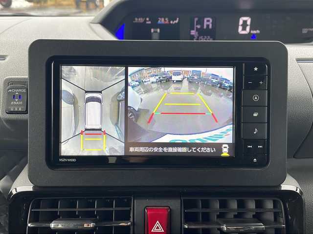 ダイハツ タント カスタム RS 青森県 2019(令1)年 2.2万km プラムブラウンクリスタルマイカ ・4WD/・純正ナビ/・フルセグ/CD/DVD/BT/・両側パワースライドドア/・横滑り抑制装置/・衝突軽減装置/・レーンキープアシスト/・全方位カメラ/・クルーズコントロール/・オートライト/・D＋N席シートヒーター/・純正エンジンスターター/・純正ドライブレコーダー/・純正フロアマット/・純正AW15インチ