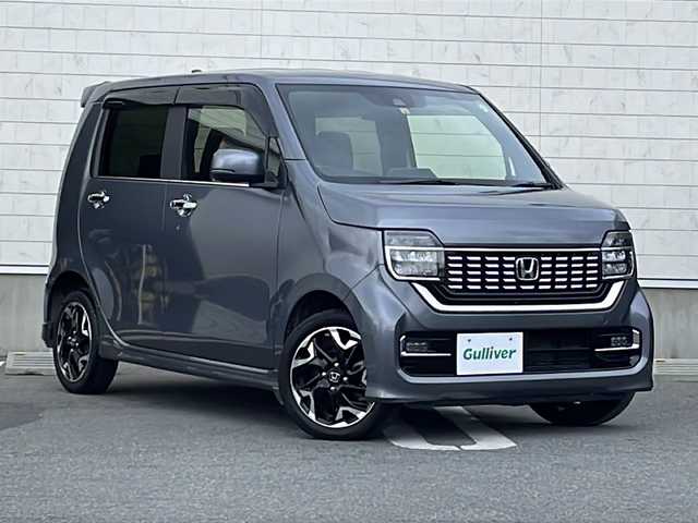 ホンダ Ｎ ＷＧＮ カスタム Lターボ ホンダS 山形県 2020(令2)年 5.7万km シャイニンググレーM 〇純正ナビ/〇フルセグTV/〇バックカメラ/〇4WD/〇ターボ/〇ビルトインETC/〇ホンダセンシング/〇アダプティブクルーズコントロール/〇LEDヘッドランプ/〇オートライト/〇純正15インチアルミ/〇革巻きステアリング/〇パドルシフト/〇合皮コンビシート/〇シートヒーター/〇オートエアコン/〇スマートキーシステム/〇禁煙車