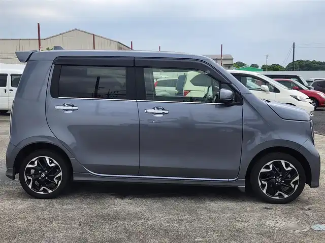 ホンダ Ｎ ＷＧＮ カスタム Lターボ ホンダS 山形県 2020(令2)年 5.7万km シャイニンググレーM 〇純正ナビ/〇フルセグTV/〇バックカメラ/〇4WD/〇ターボ/〇ビルトインETC/〇ホンダセンシング/〇アダプティブクルーズコントロール/〇LEDヘッドランプ/〇オートライト/〇純正15インチアルミ/〇革巻きステアリング/〇パドルシフト/〇合皮コンビシート/〇シートヒーター/〇オートエアコン/〇スマートキーシステム/〇禁煙車