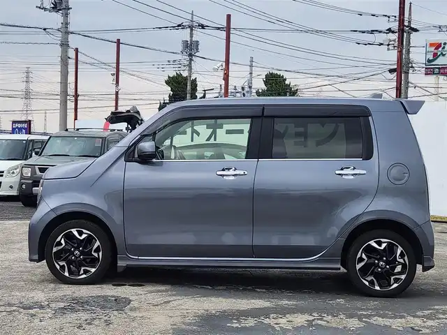 ホンダ Ｎ ＷＧＮ カスタム Lターボ ホンダS 山形県 2020(令2)年 5.7万km シャイニンググレーM 〇純正ナビ/〇フルセグTV/〇バックカメラ/〇4WD/〇ターボ/〇ビルトインETC/〇ホンダセンシング/〇アダプティブクルーズコントロール/〇LEDヘッドランプ/〇オートライト/〇純正15インチアルミ/〇革巻きステアリング/〇パドルシフト/〇合皮コンビシート/〇シートヒーター/〇オートエアコン/〇スマートキーシステム/〇禁煙車