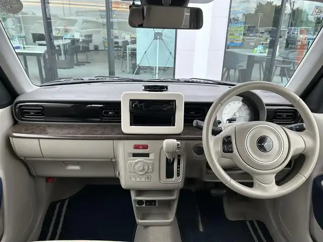 スズキ ラパン モード 栃木県 2021(令3)年 6.8万km ノクターンブルーパール/ホワイト 2トーンルーフ スズキセーフティサポート/純正1DINオーディオ/CD/Bluetooth/USB/AM/FM/スマートキー/ETC/シートヒーター/コーナーセンサー/アイドリングストップ/横滑り防止装置/純正フロアマット/LEDオートライト