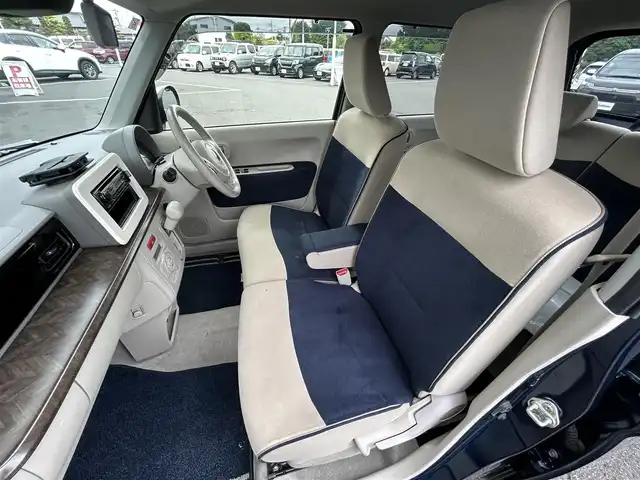 スズキ ラパン モード 栃木県 2021(令3)年 6.8万km ノクターンブルーパール/ホワイト 2トーンルーフ スズキセーフティサポート/純正1DINオーディオ/CD/Bluetooth/USB/AM/FM/スマートキー/ETC/シートヒーター/コーナーセンサー/アイドリングストップ/横滑り防止装置/純正フロアマット/LEDオートライト