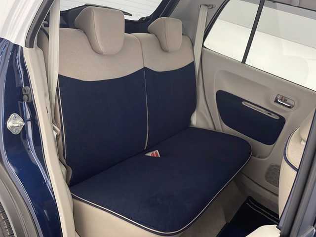 スズキ ラパン モード 沖縄県 2021(令3)年 6.8万km ノクターンブルーパール/ホワイト 2トーンルーフ 社外1DINオーディオ(KENWOOD U330BTH)/(CD/Bluetooth/USB/AM/FM)/スズキセーフティサポート/スマートキー/ETC/シートヒーター/コーナーセンサー/アイドリングストップ/横滑り防止装置/純正フロアマット/オートライト/社外アルミホイール